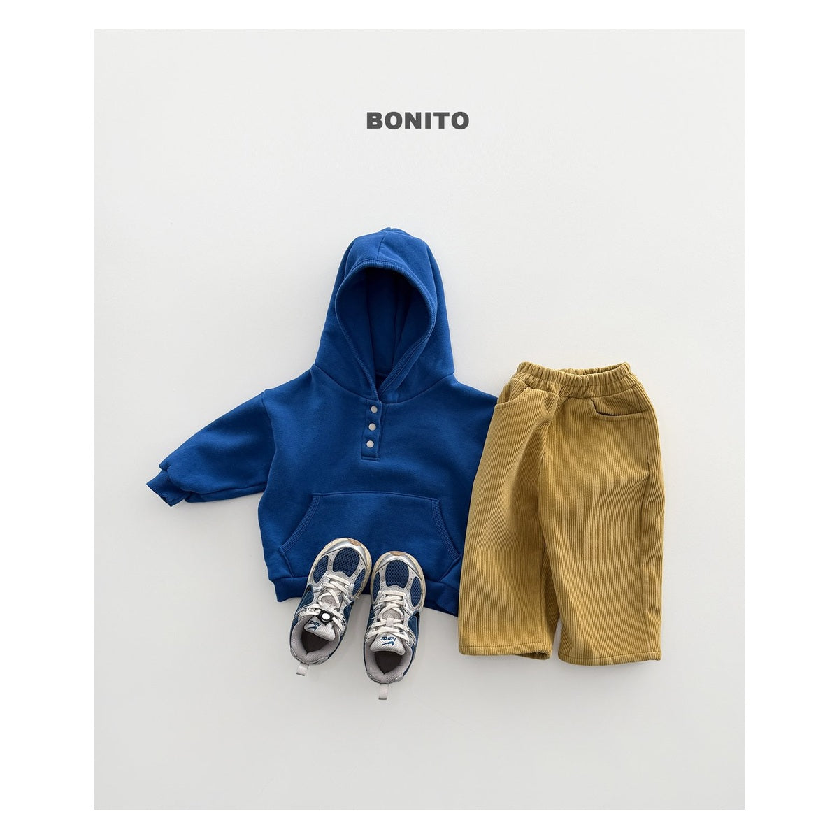 Bonito ラップ裏毛パーカー