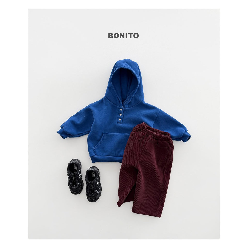 Bonito ラップ裏毛パーカー