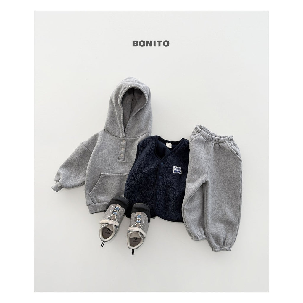 Bonito ラップ裏毛パーカー