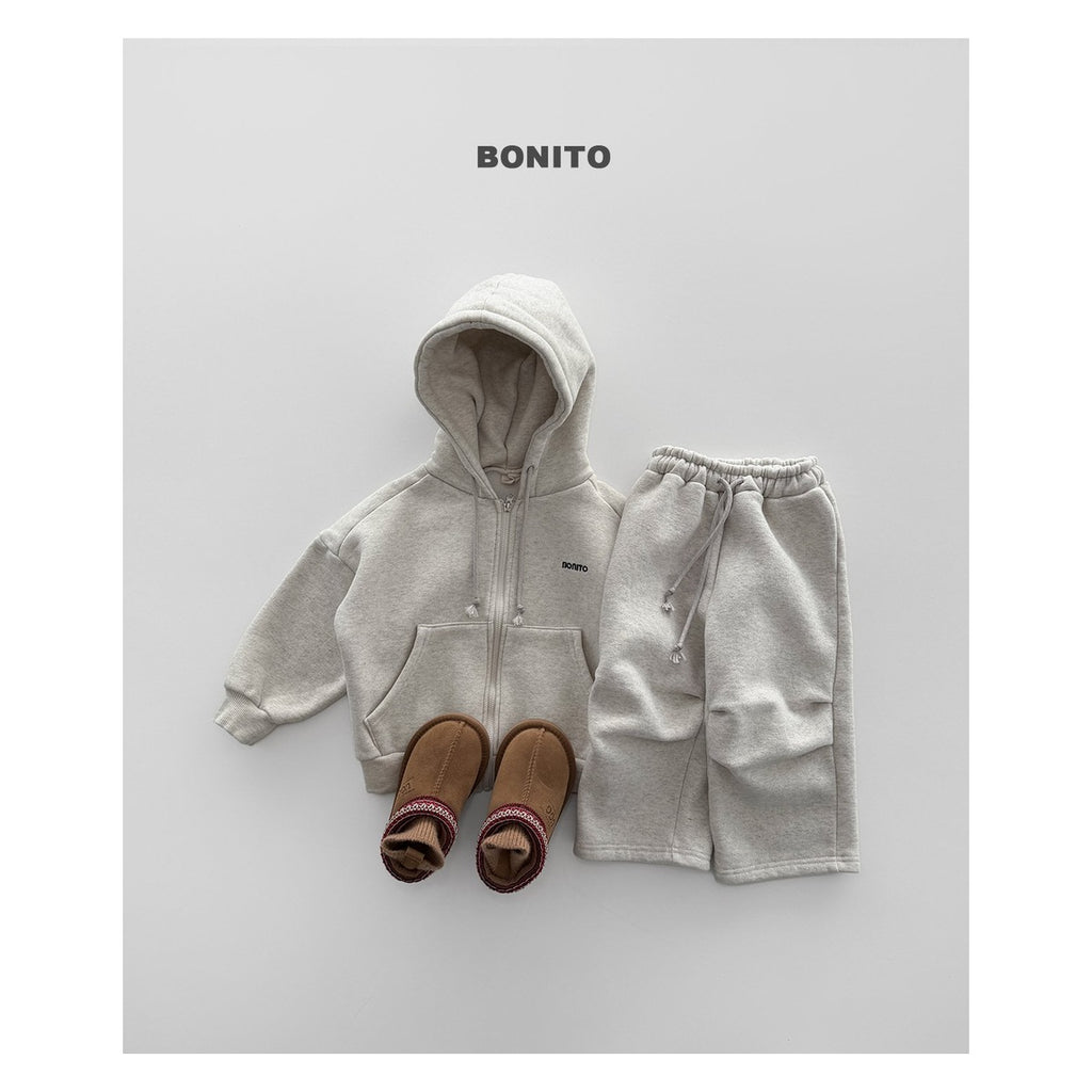 Bonito フード付きジップアップパーカー