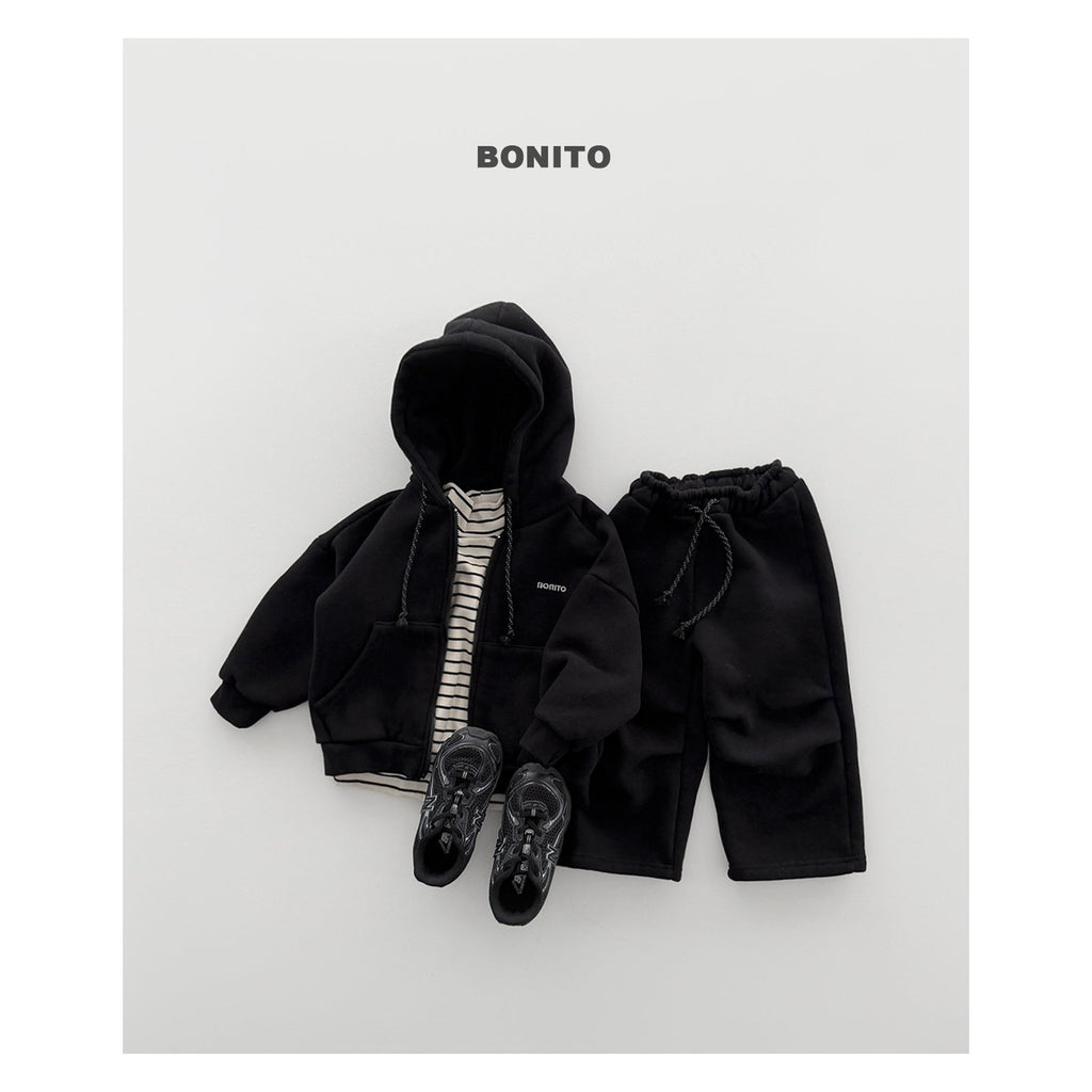 Bonito フード付きジップアップパーカー