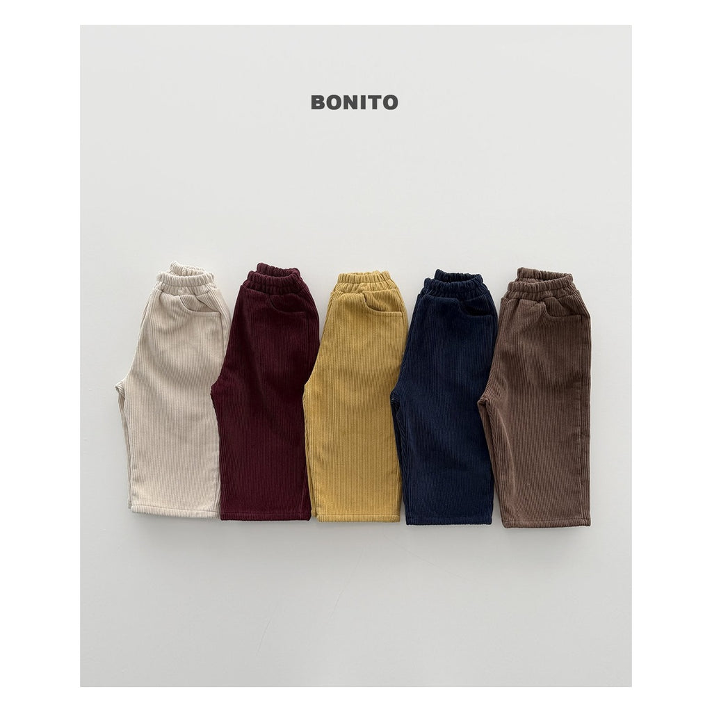 Bonito コーデュロイ起毛パンツ