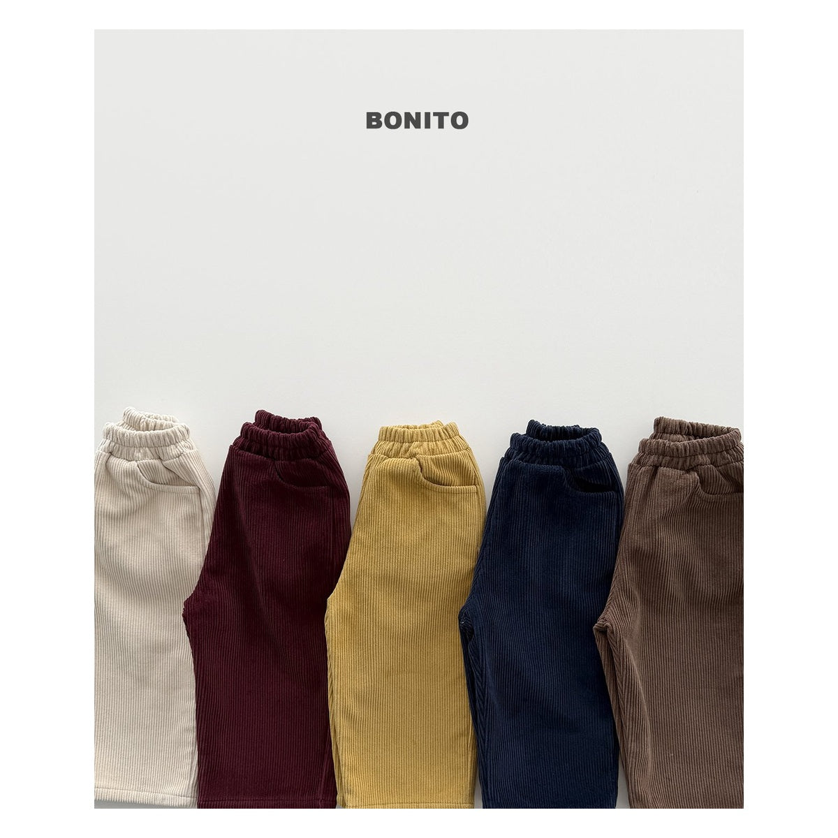 Bonito コーデュロイ起毛パンツ