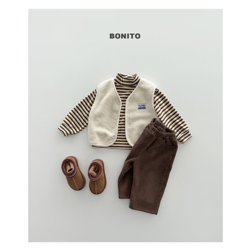 Bonito コーデュロイ起毛パンツ