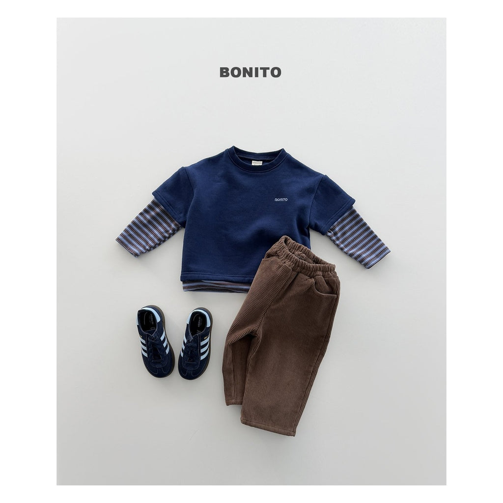Bonito コーデュロイ起毛パンツ