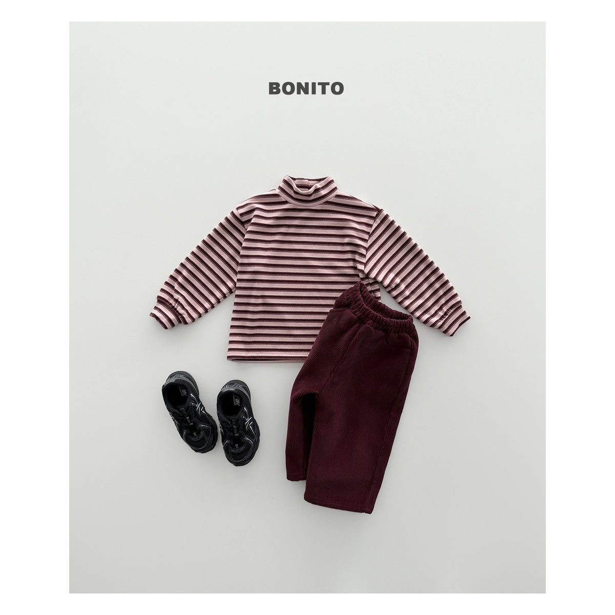 Bonito コーデュロイ起毛パンツ