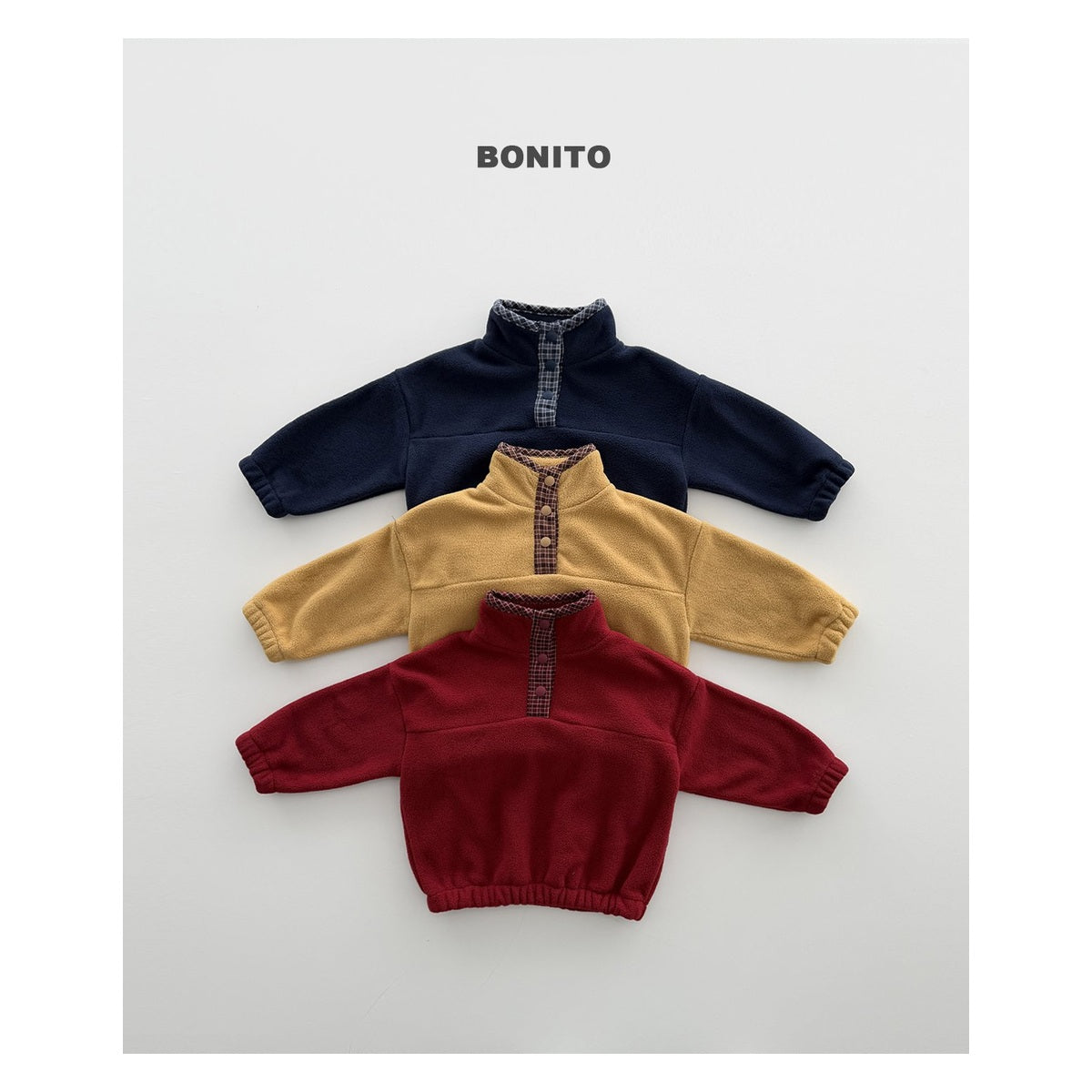 Bonito チェック柄フリース