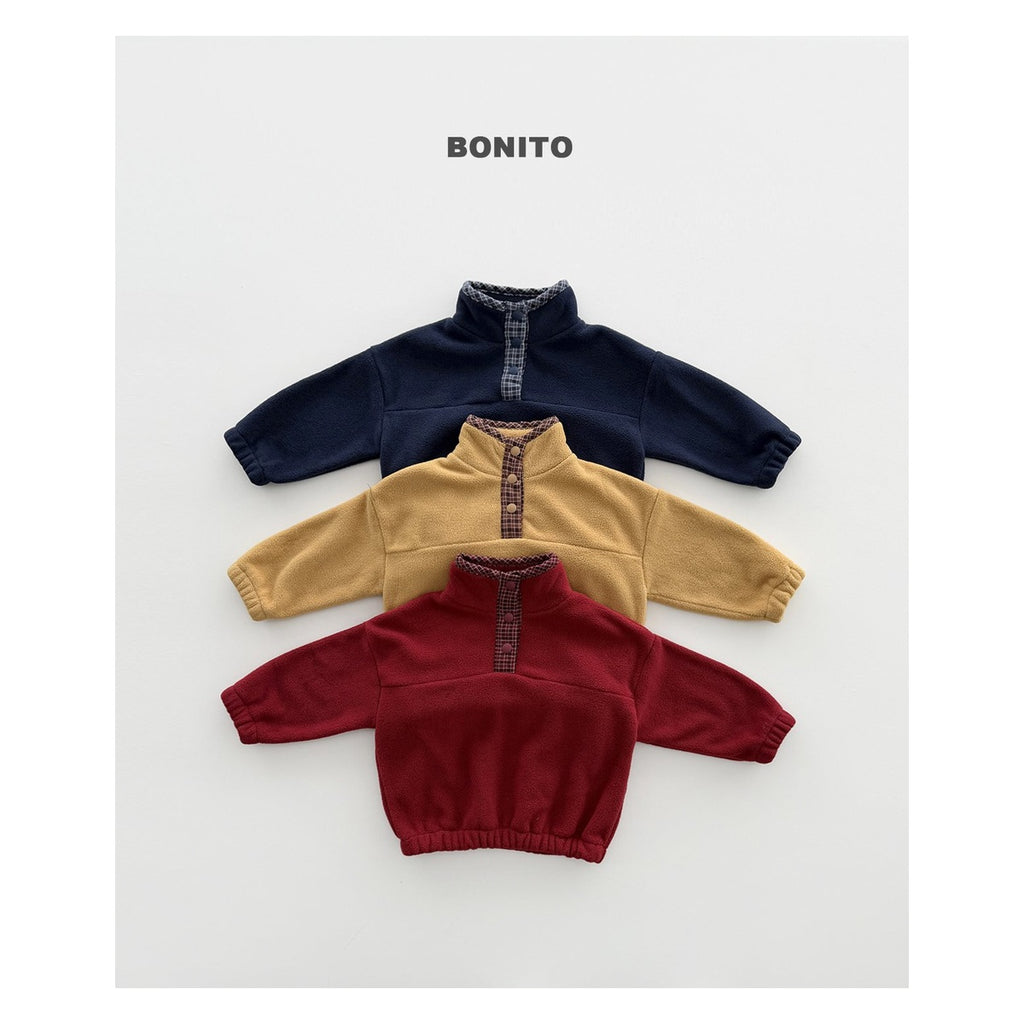 Bonito チェック柄フリース