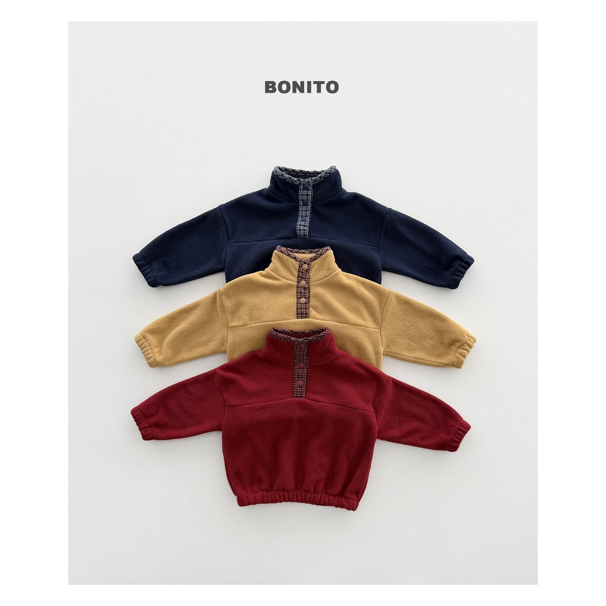 Bonito チェック柄フリース
