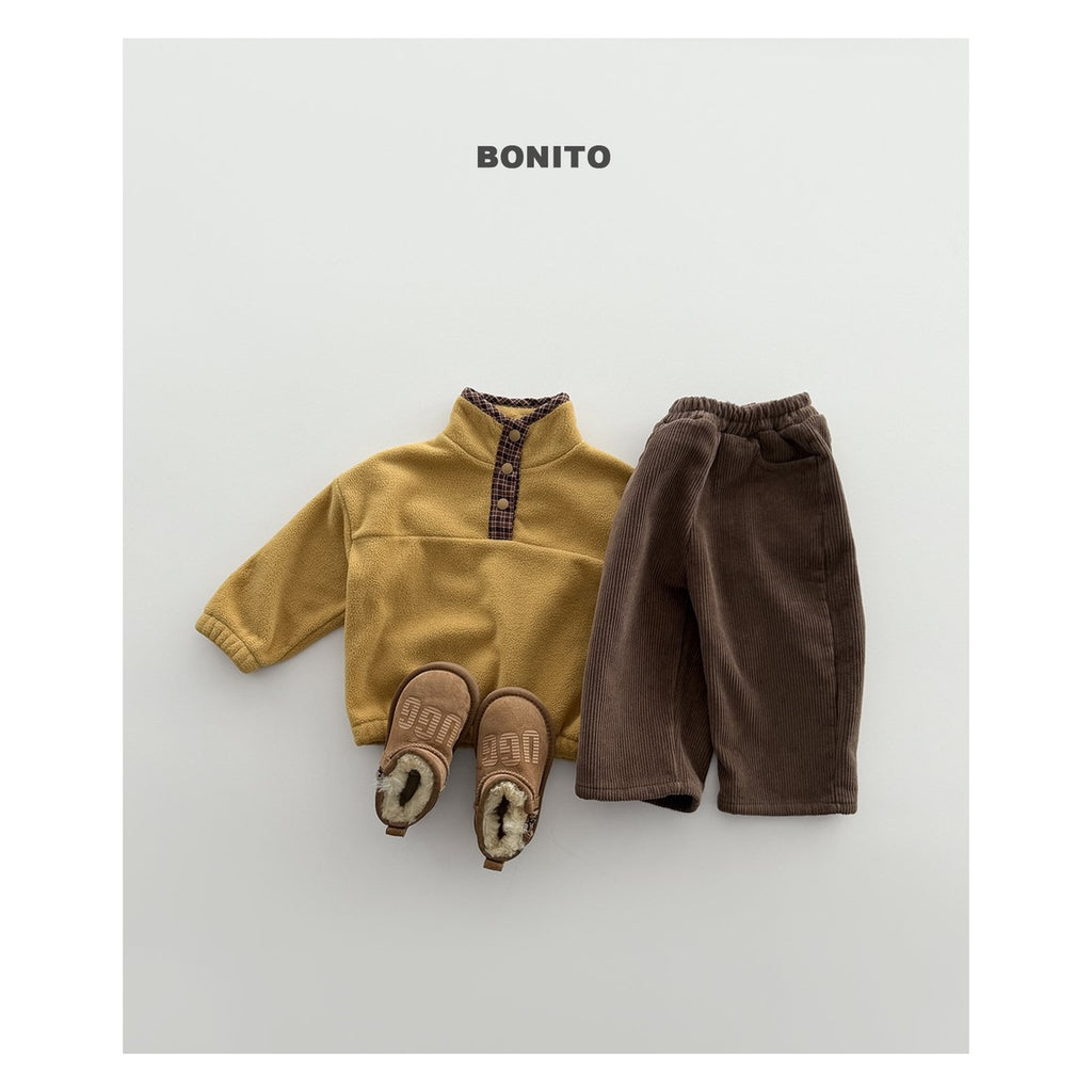 Bonito チェック柄フリース