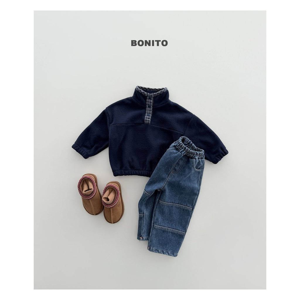 Bonito チェック柄フリース