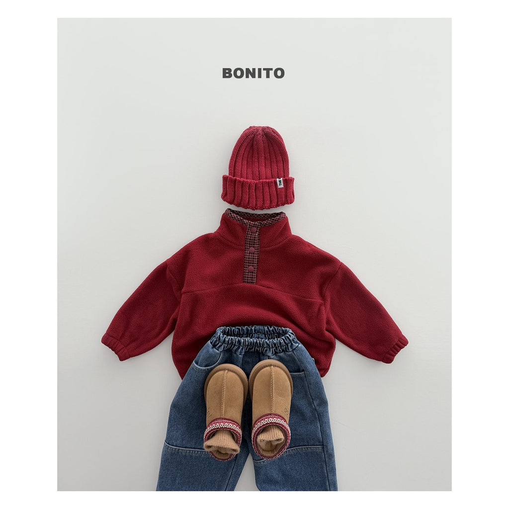 Bonito チェック柄フリース