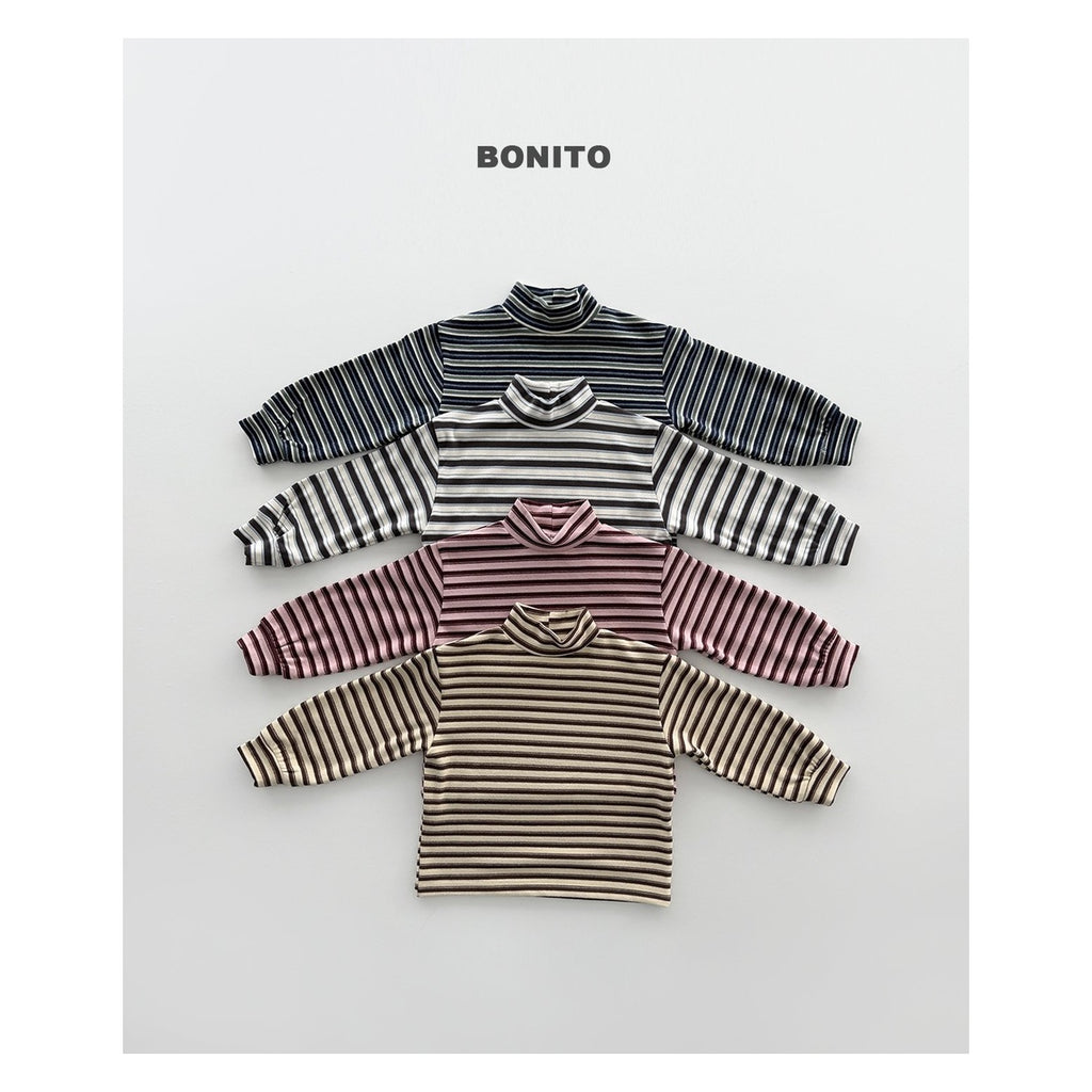 Bonito レトロルージュストゥールネックニット
