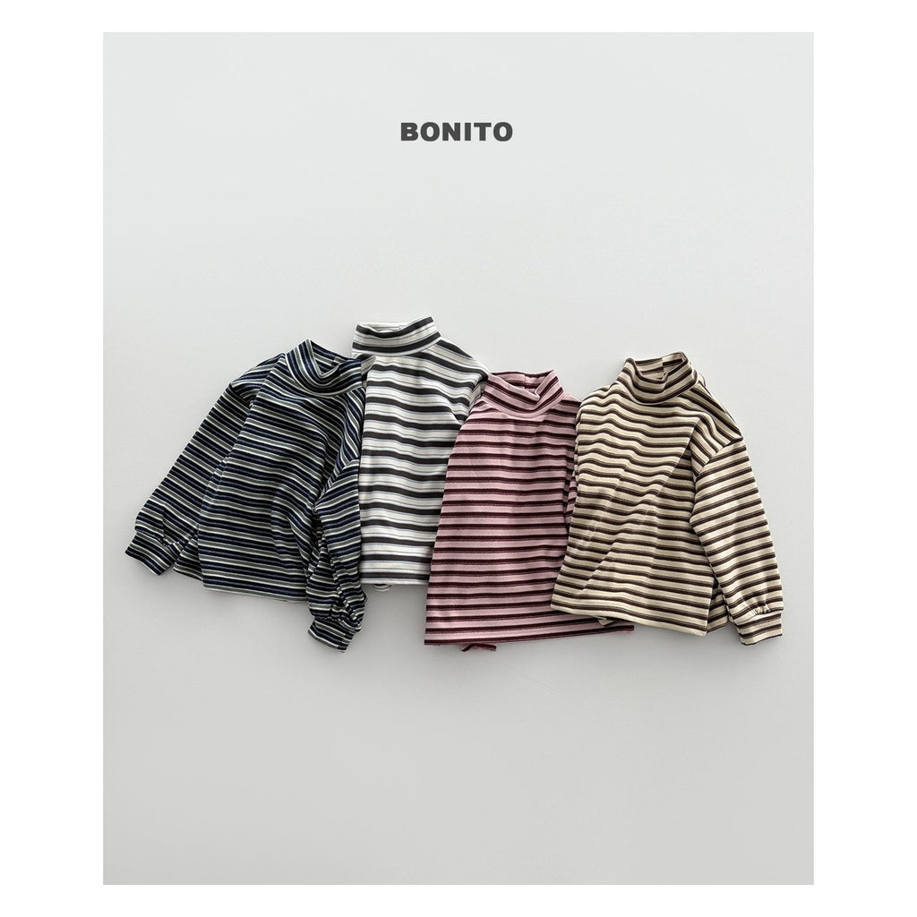 Bonito レトロルージュストゥールネックニット