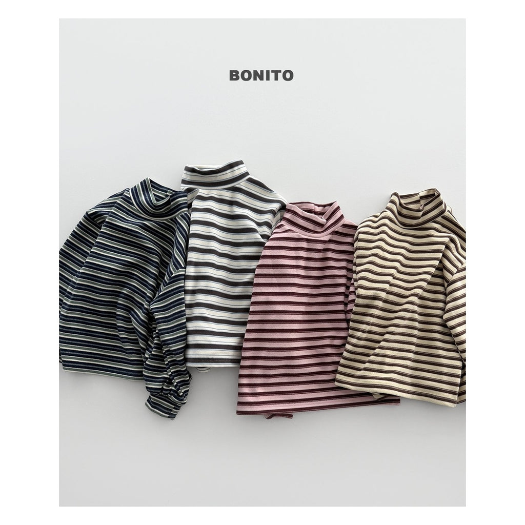 Bonito レトロルージュストゥールネックニット