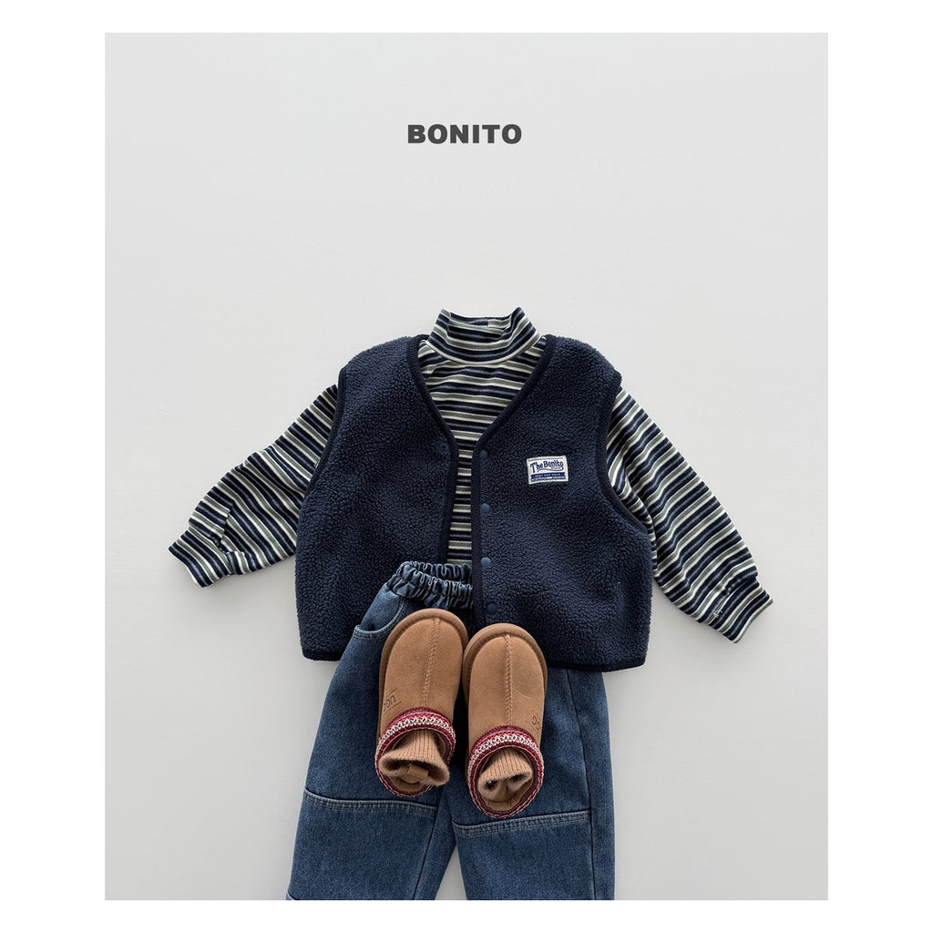 Bonito レトロルージュストゥールネックニット