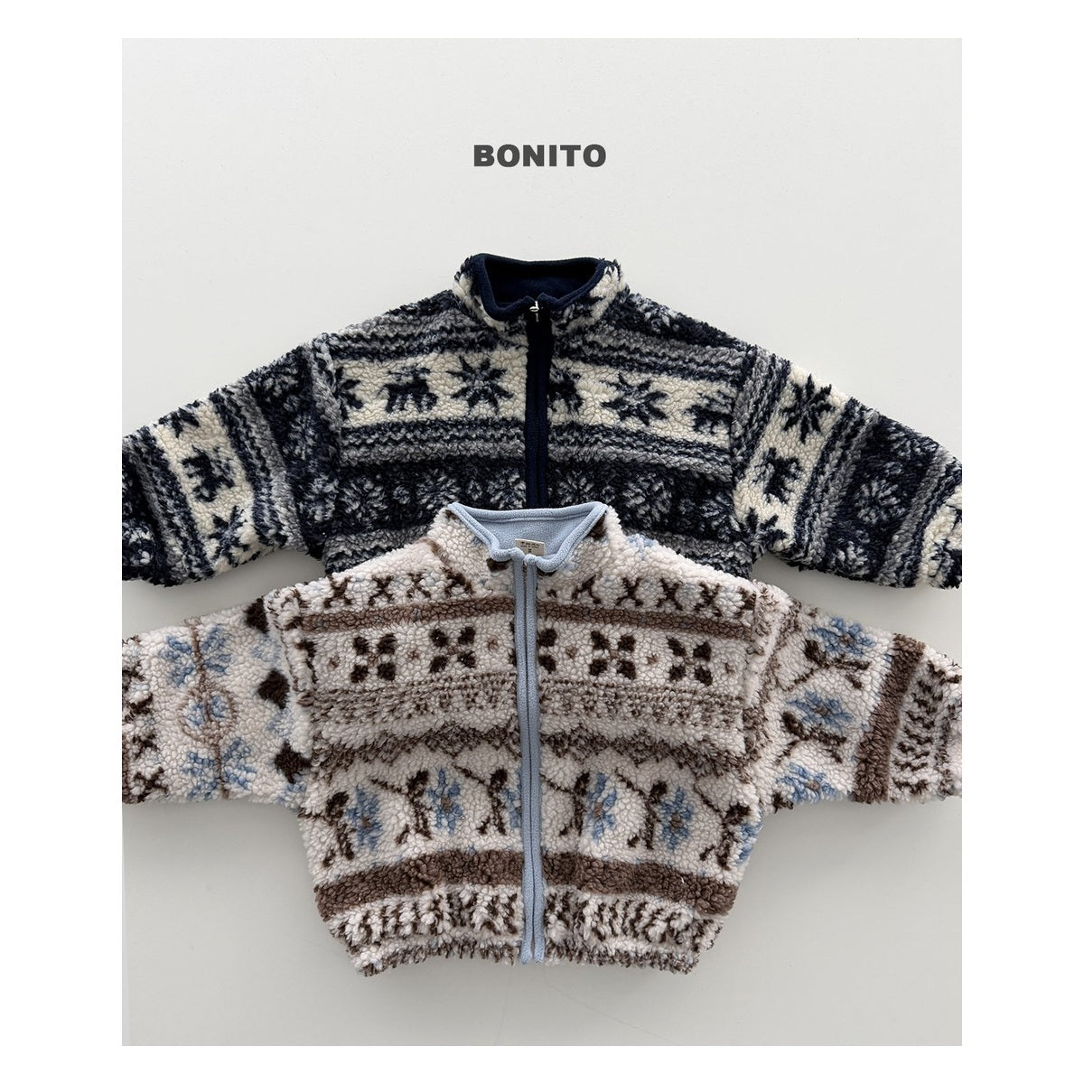 Bonito ノルディックジップアップジャンパー