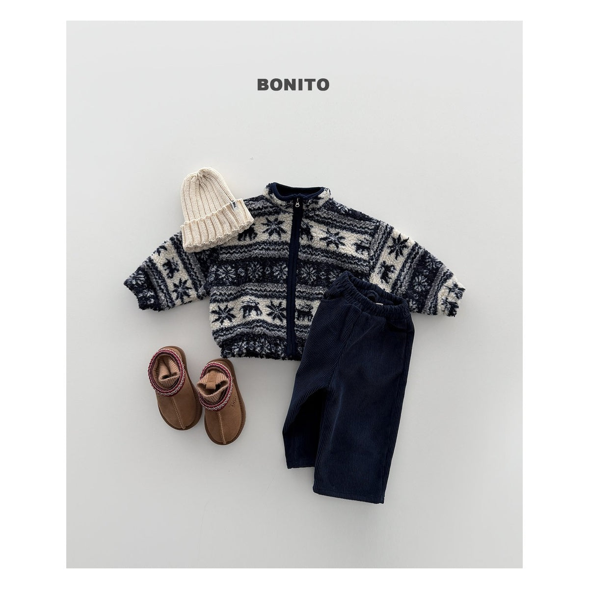 Bonito ノルディックジップアップジャンパー