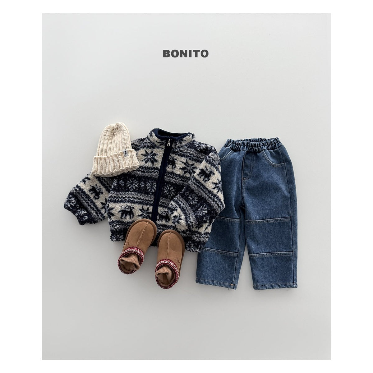 Bonito ノルディックジップアップジャンパー