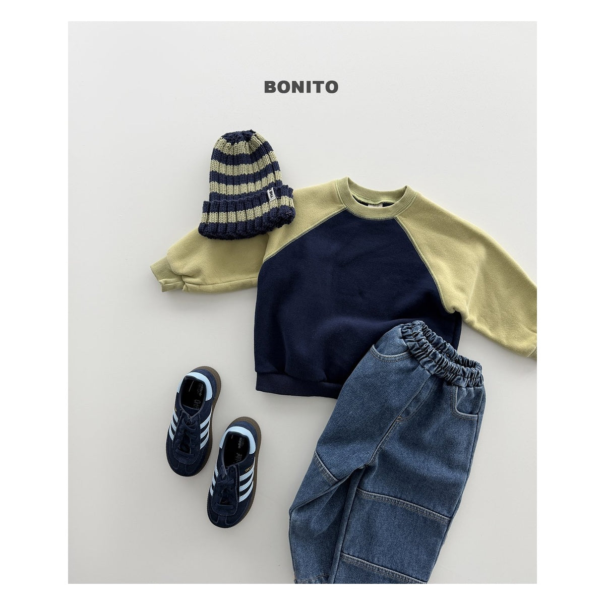 Bonito カラーナグランスウェット