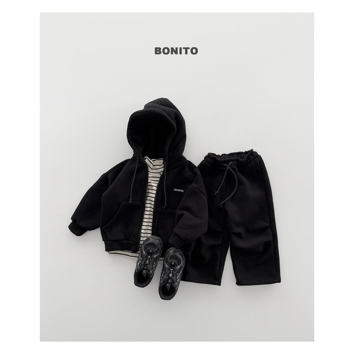 Bonito 裏起毛半袖レイヤードTシャツ