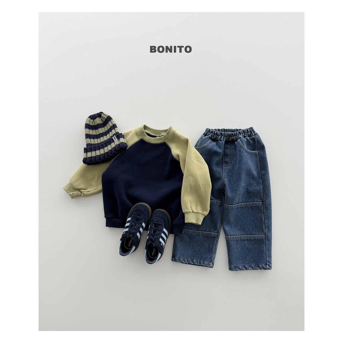 Bonito ウィンター切り替えデニムパンツ