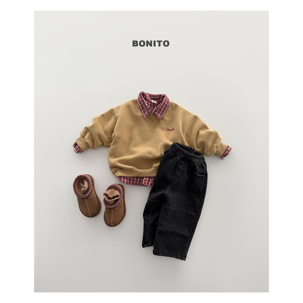 Bonito ウィンター切り替えデニムパンツ