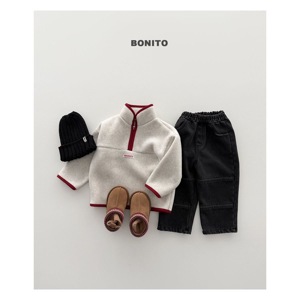 Bonito ウィンター切り替えデニムパンツ