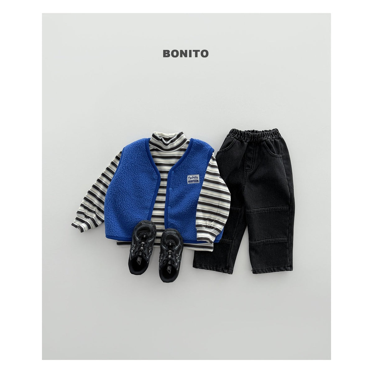 Bonito ウィンター切り替えデニムパンツ