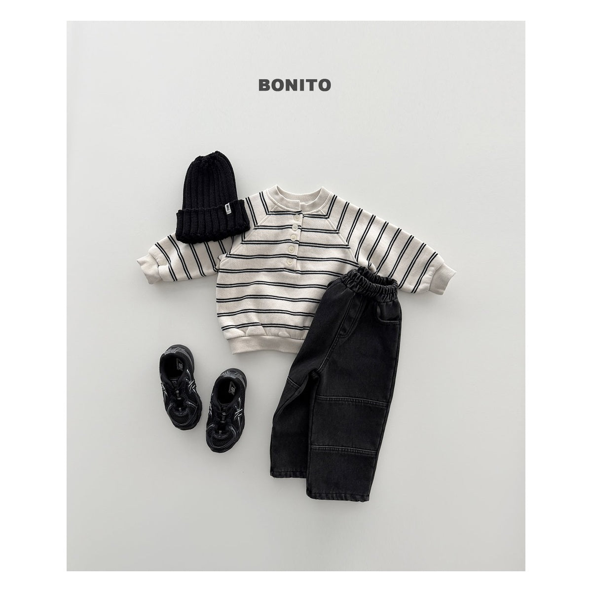 Bonito ウィンター切り替えデニムパンツ