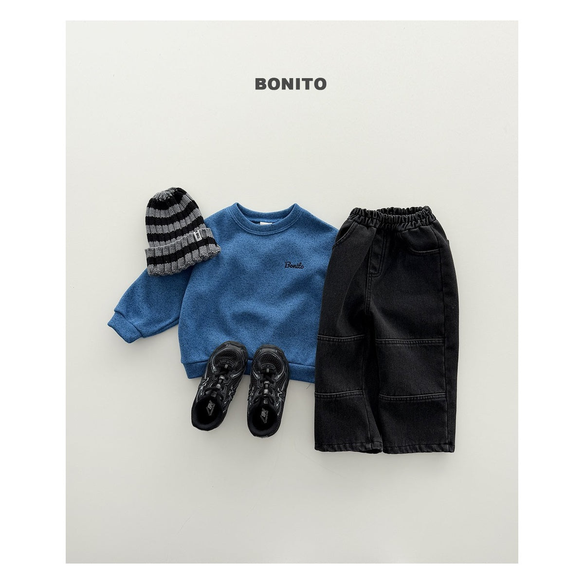Bonito ウィンター切り替えデニムパンツ