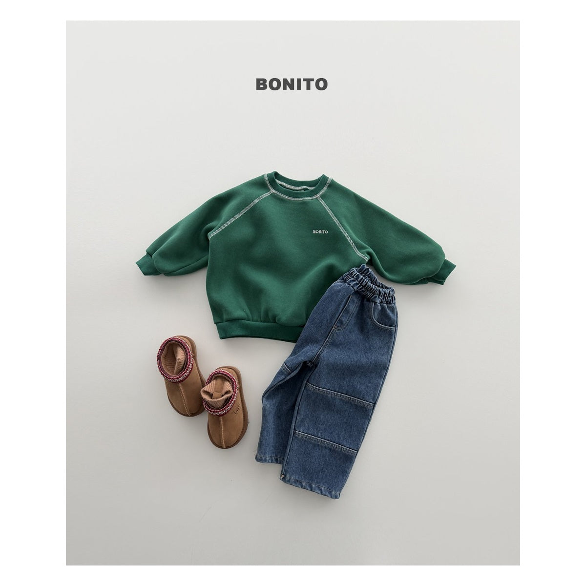 Bonito キャロットナグランスウェット