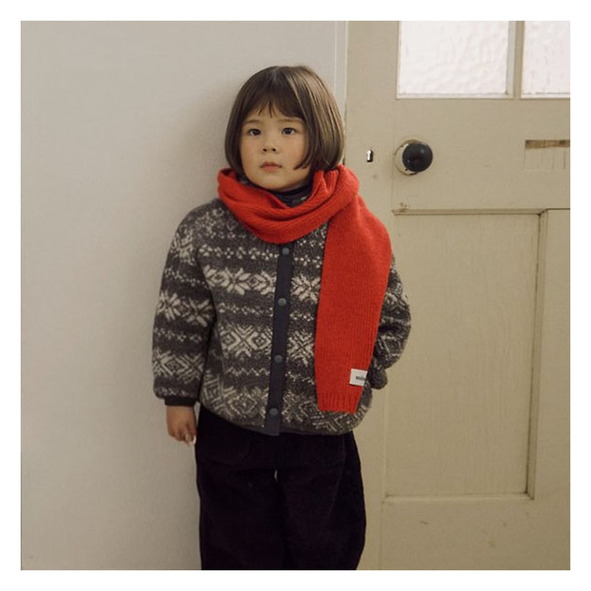 BYMIMI 無地マフラー FREE