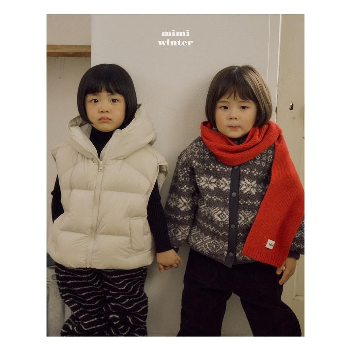 BYMIMI 無地マフラー FREE