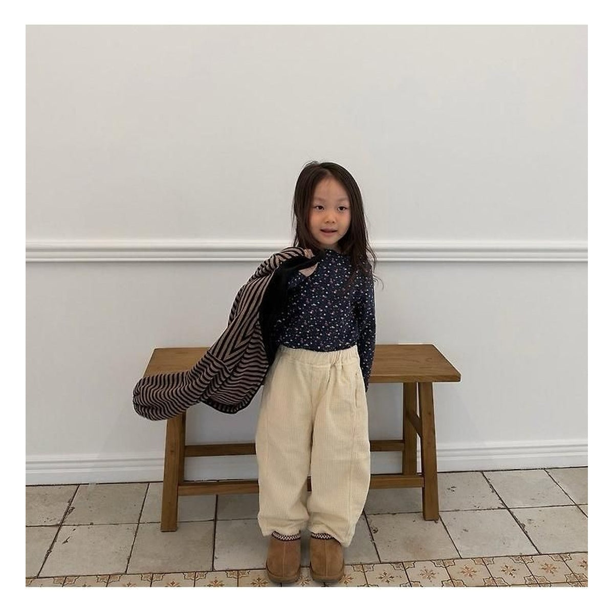 CantucciStudio マルチボートネックTシャツ