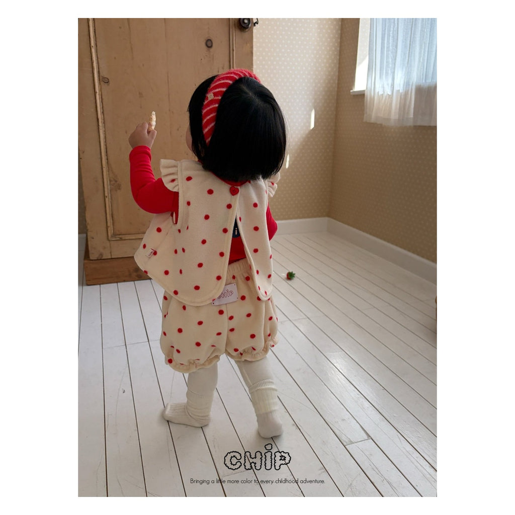 CHIP 雪の結晶ベスト・ドットパンプキンパンツ