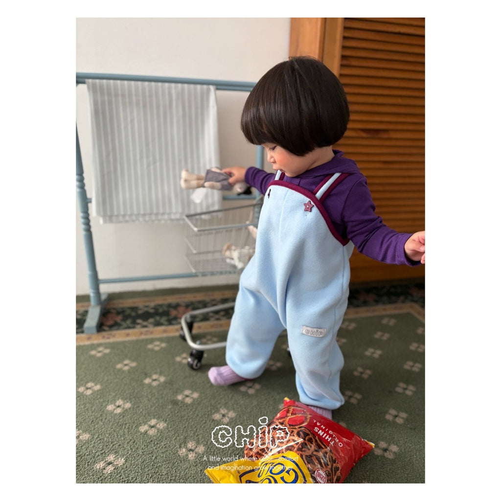 CHIP ボンボンオーバーオール