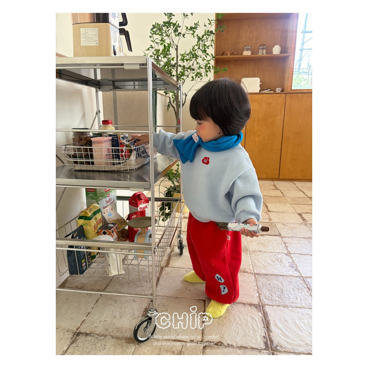 CHIP ハイバンディングパンツ