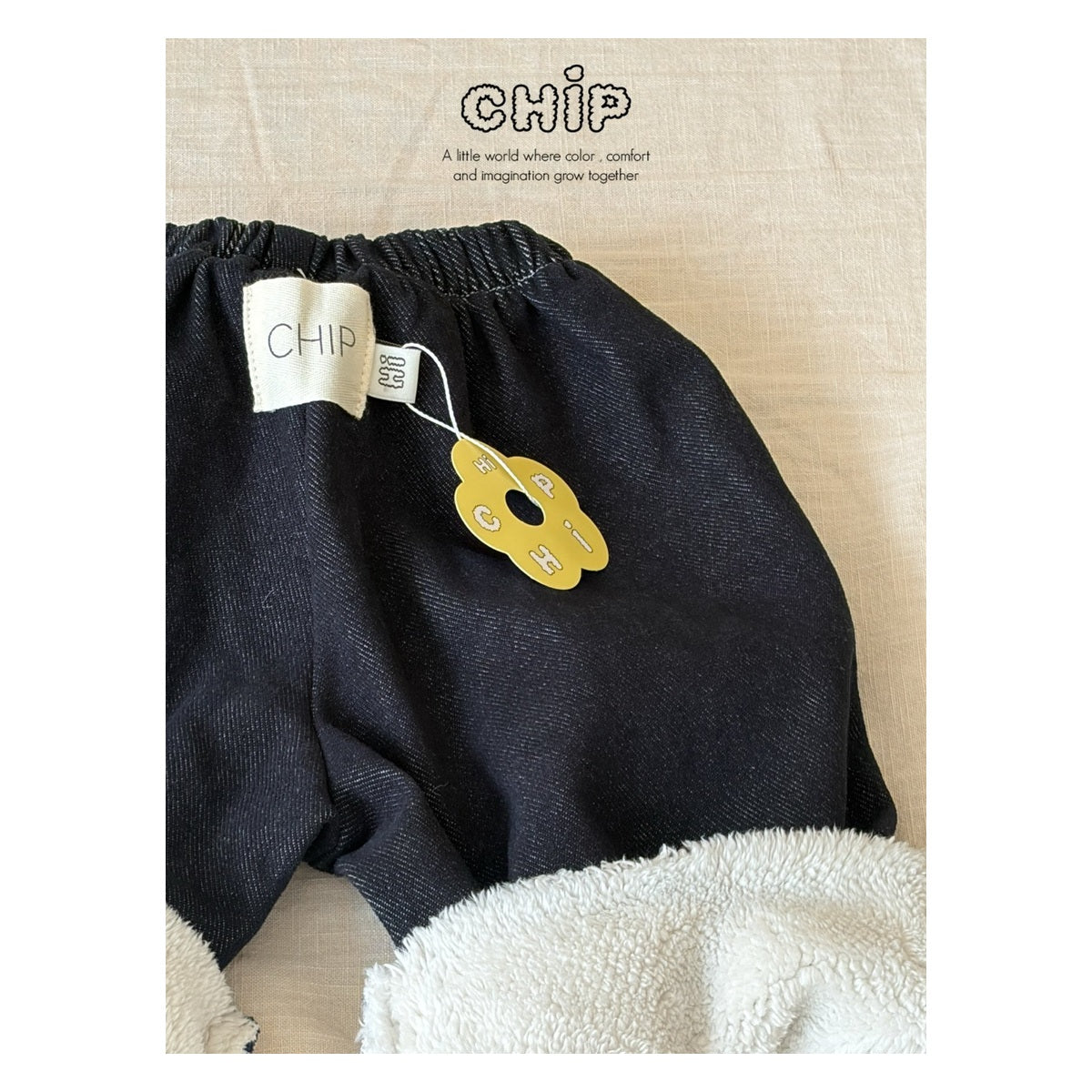 CHIP デニムロールアップパンツ