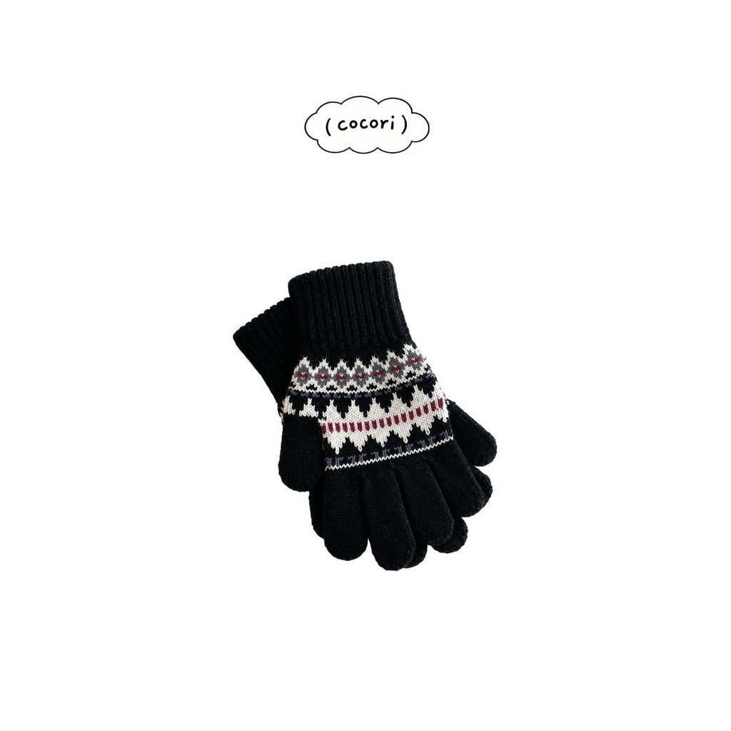 cocori ジャガード手袋 FREE