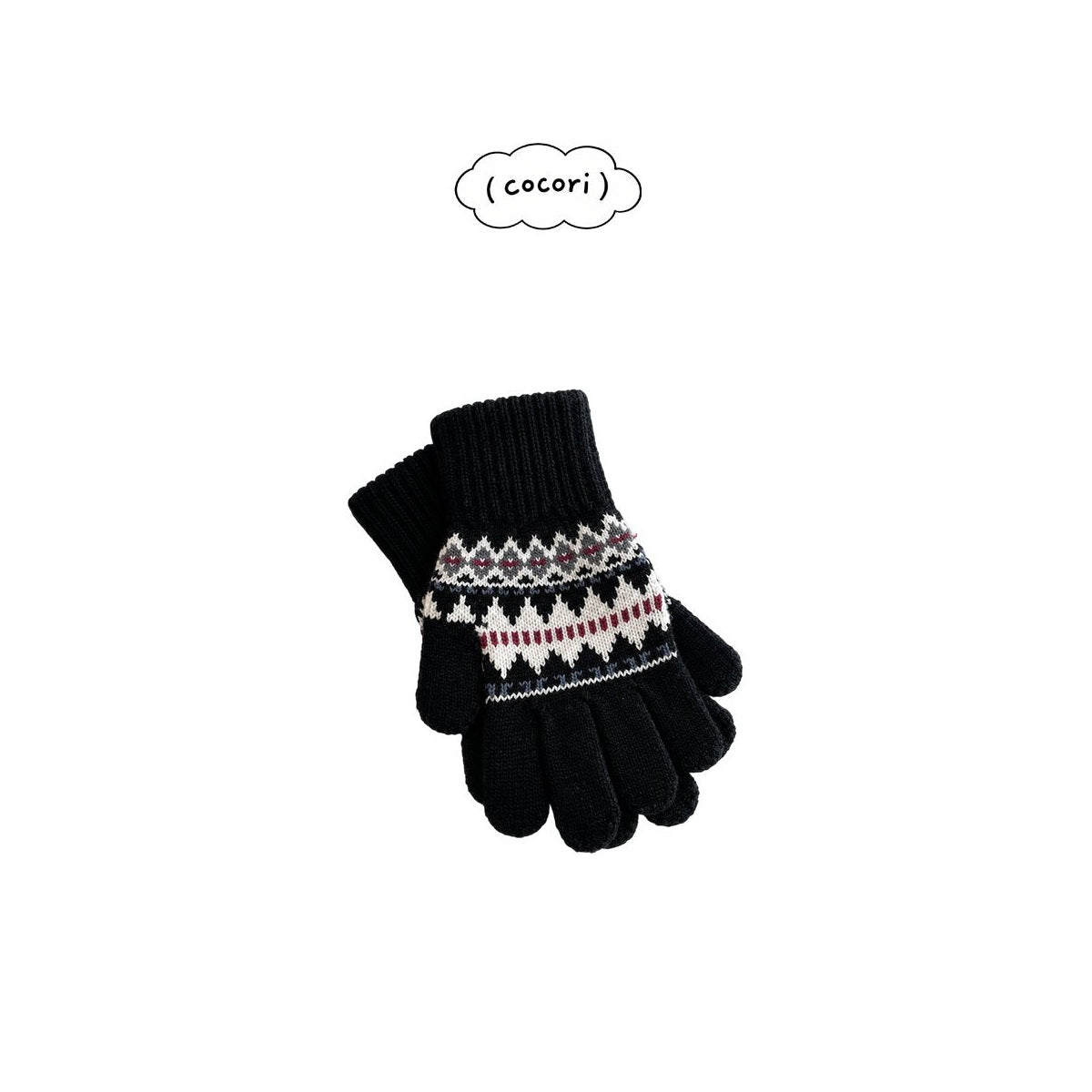 cocori ジャガード手袋 FREE