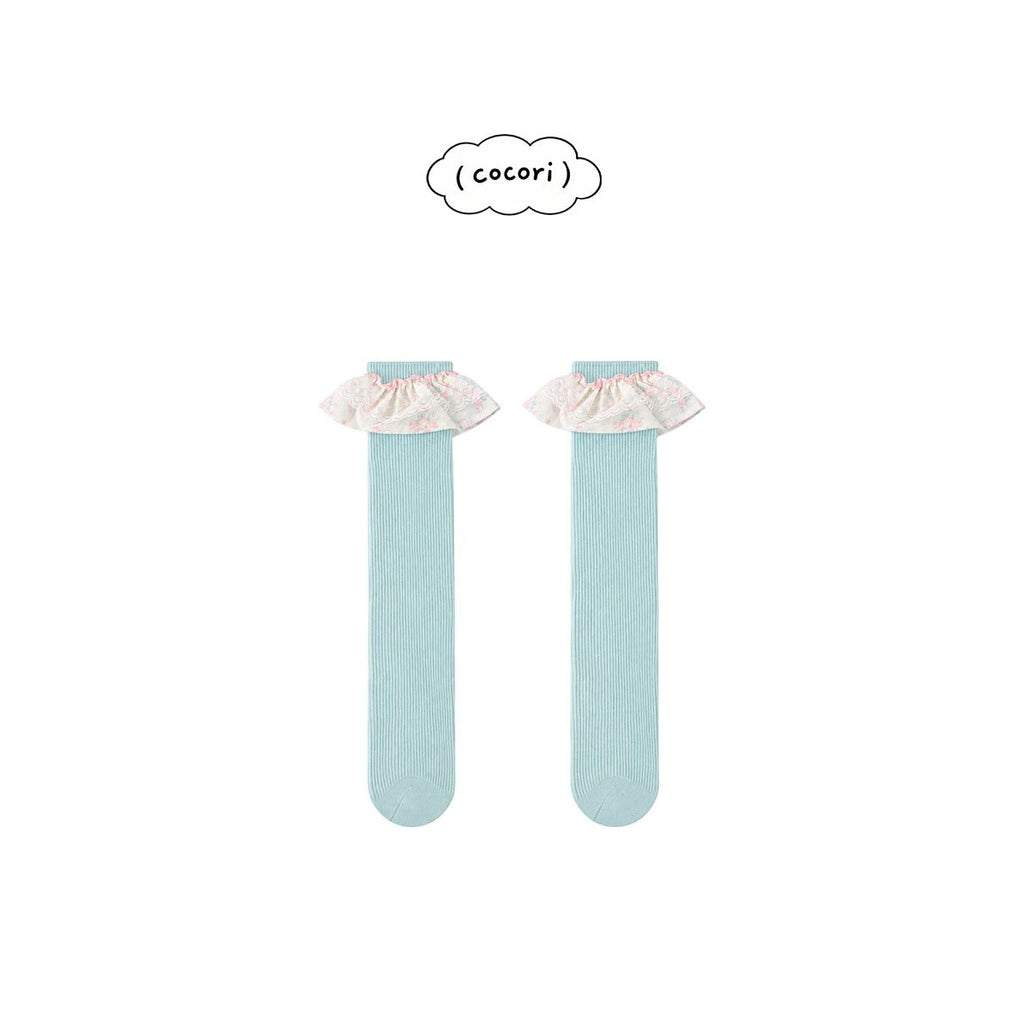 cocori レースニーソックス FREE