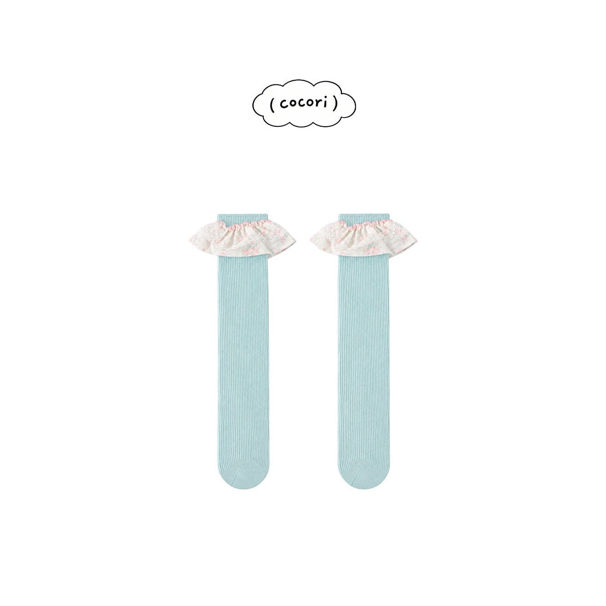 cocori レースニーソックス FREE