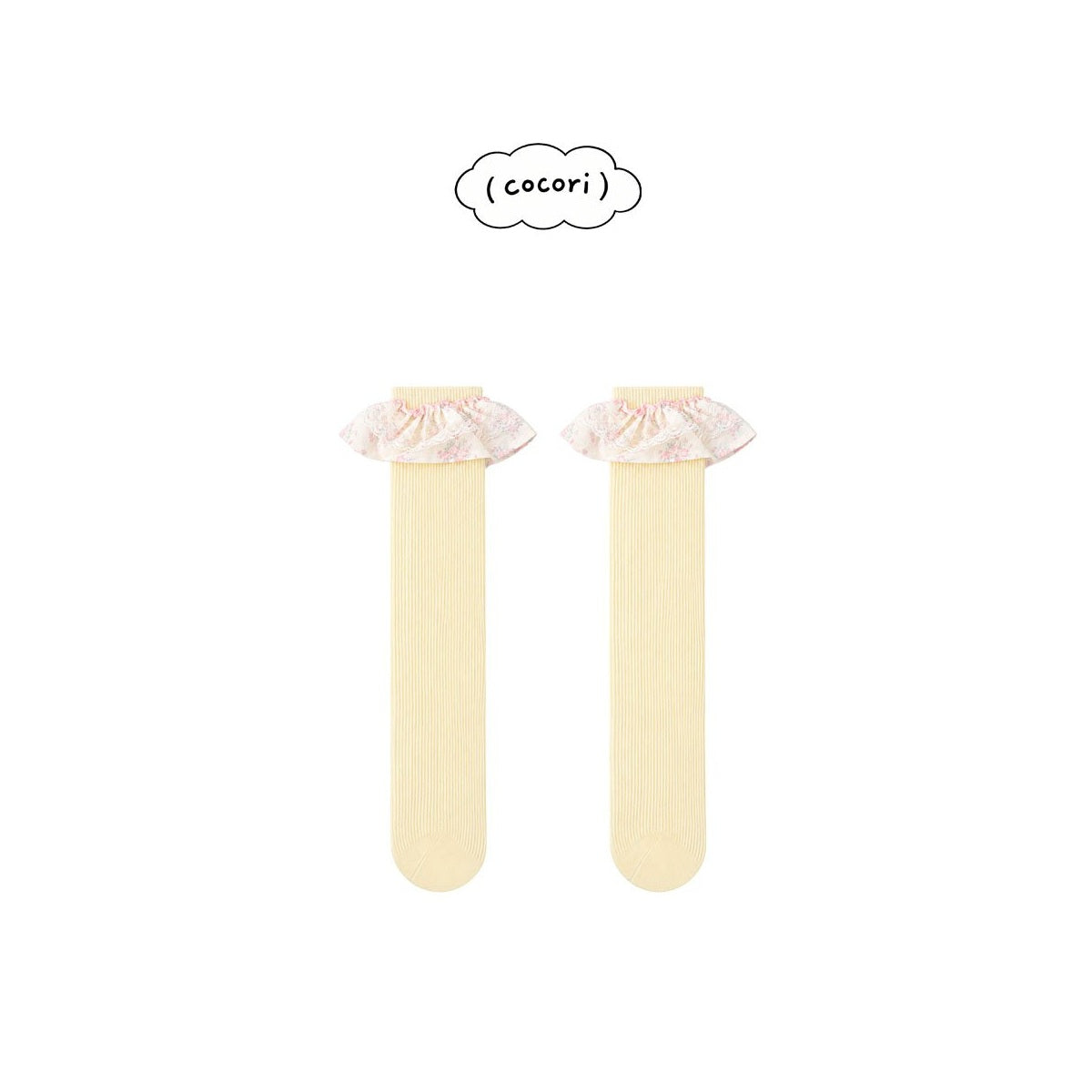 cocori レースニーソックス FREE