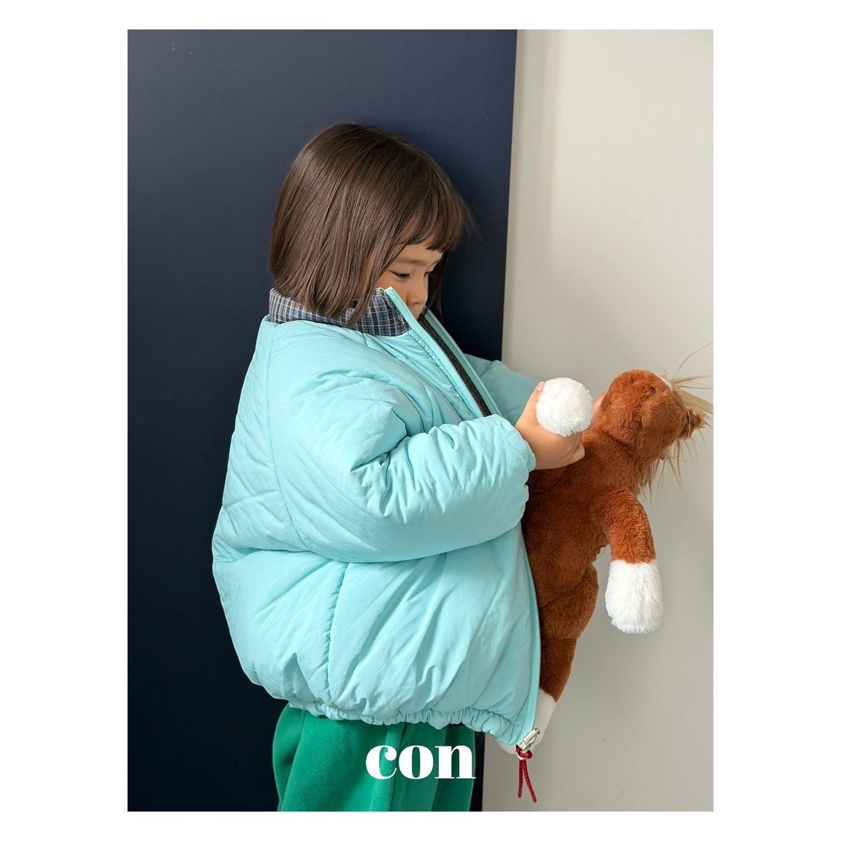 CON リバーシブルジャンパー FREE 66-77cm