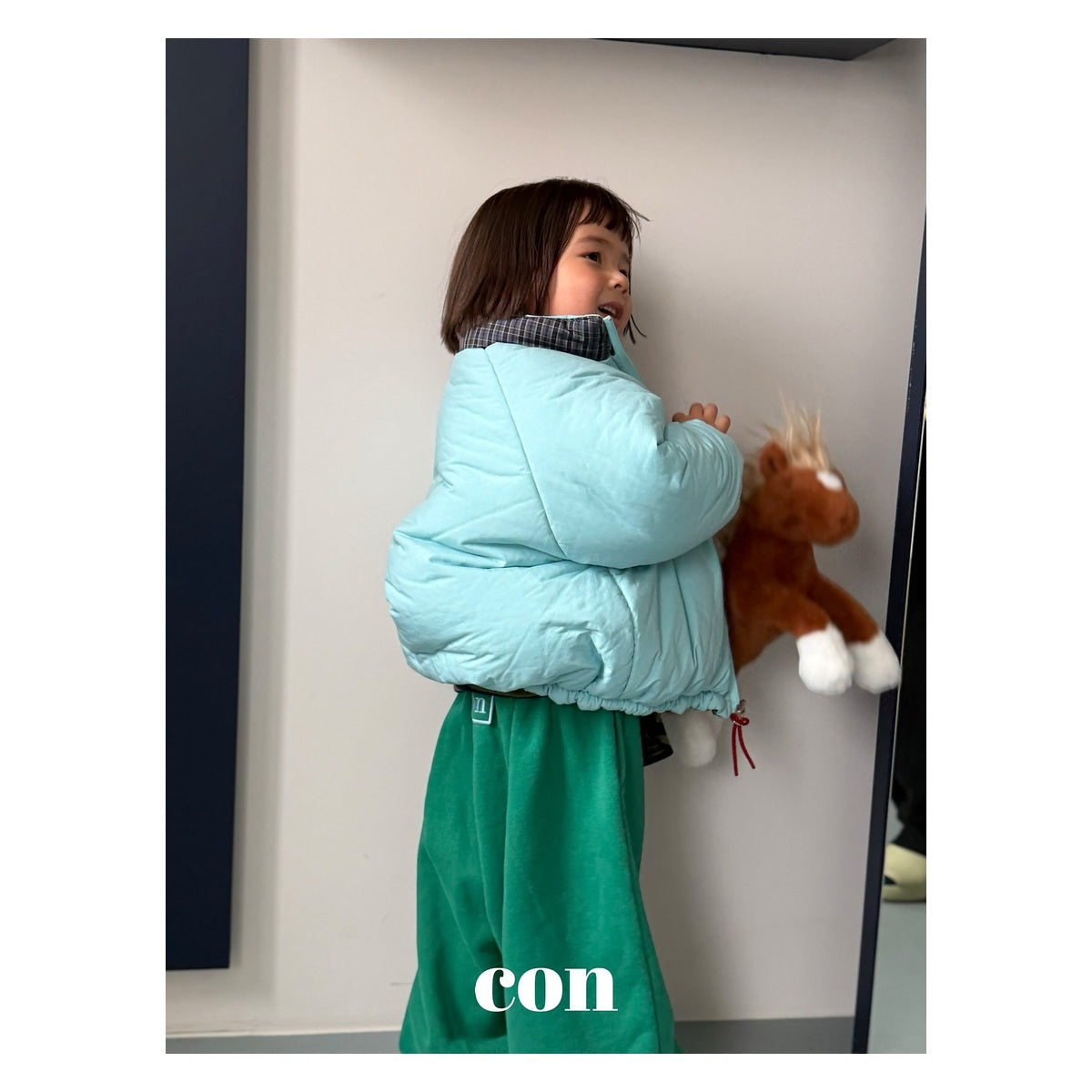 CON リバーシブルジャンパー FREE 66-77cm