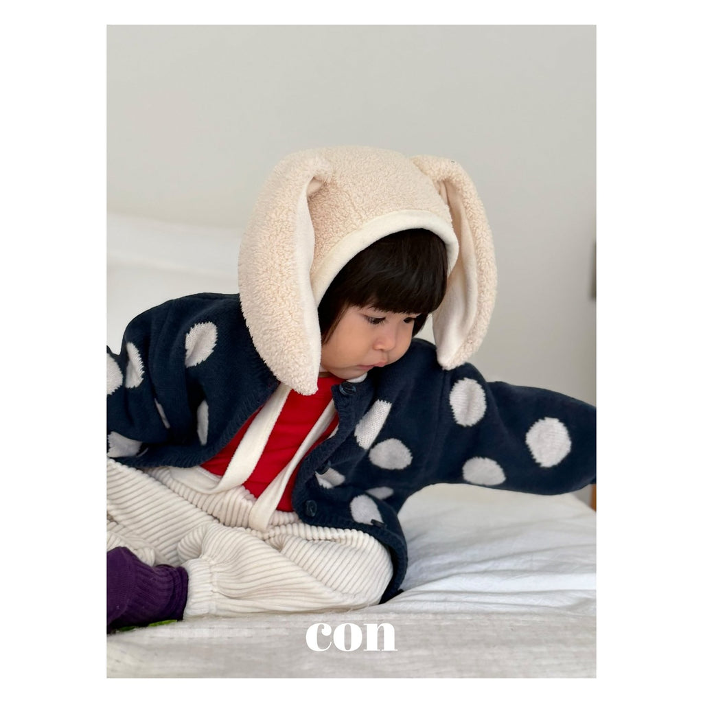 CON 雪だるまカーディガン FREE 66-77cm