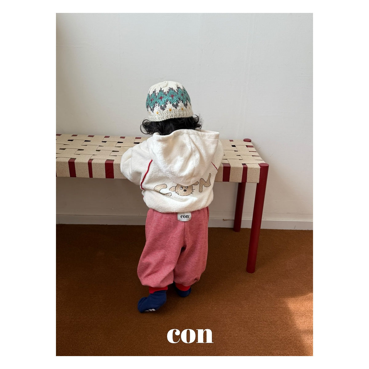 CON ドローイングフードジップアップ FREE 66-77cm