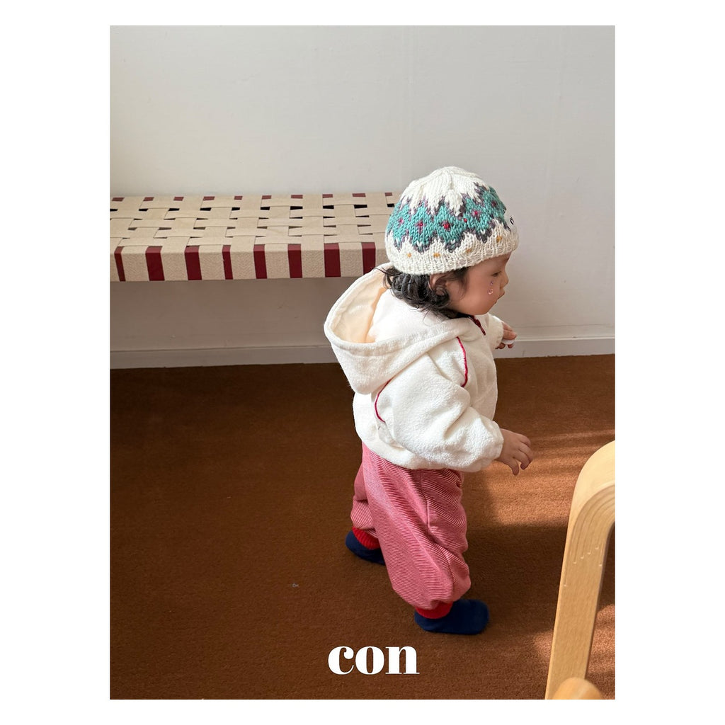 CON ドローイングフードジップアップ FREE 66-77cm