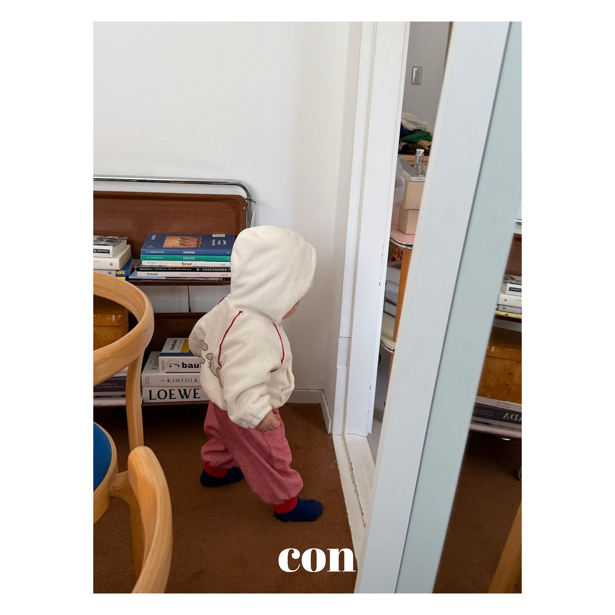CON ドローイングフードジップアップ FREE 66-77cm